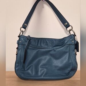 Y2K Coach Teal Zoe Hobo